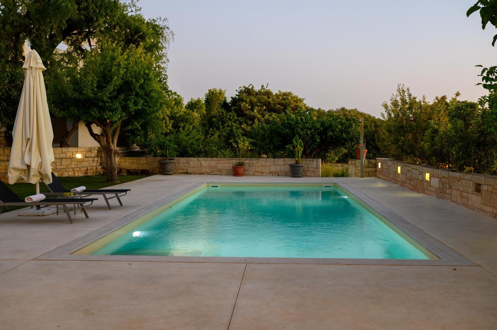 Blue Sky Villa In Crete Epano Vathia Экстерьер фото